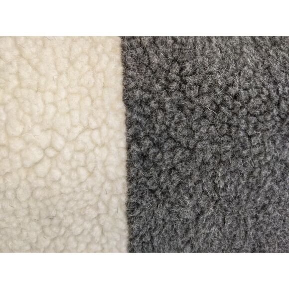 NWOT 100% Natural Sheep WOOL MEDIUM WEIGHT HK brand teddy bear coat. - Picture 13 of 16